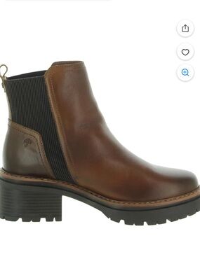 Naturalizer Jadyn Whiskey Leather Chelsea Boots